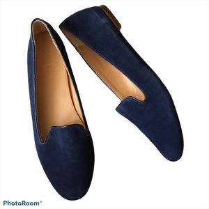J. Crew Cora Sued Loafers Slip On Flats